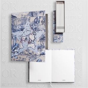 Dior Limited Edition Around The World Stationary Set - Notebook And Pencils Set